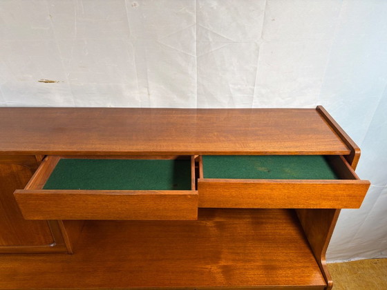 Mid-Century Modern Stonehill Stateroom Teak Highboard – 1960 – Sideboard, Wood (photo 7 of 14)