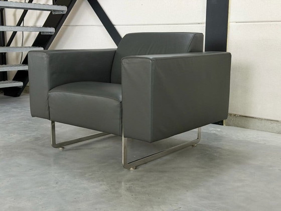 Artifort Mare Poltrone - set di 2 - ottime condizioni – polished steel, Pelle (photo 8 of 10)