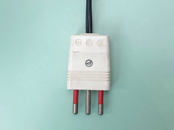 Image 1 of Table lamp with wavy glass shade, Murano glass, Italy, 1920s