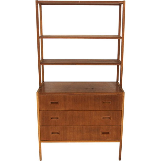 Libreria vintage in teak di Bertil Fridhagen per Bodafors, Svezia 1960