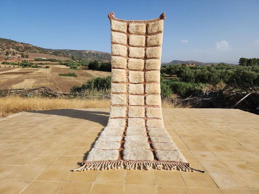 Handgemaakt Berberkleed, traditioneel vervaardigd, afmeting 75/300 cm – Alias, vloerkleden en tapijten, Wool