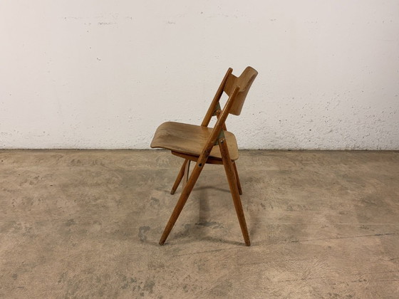 Image 1 of SE18 klapstoelen van Egon Eiermann voor Wilde & Spieth, set van 3