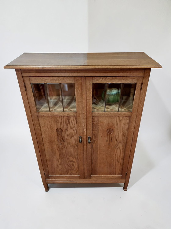 Image 1 of libreria antica in stile Art Déco