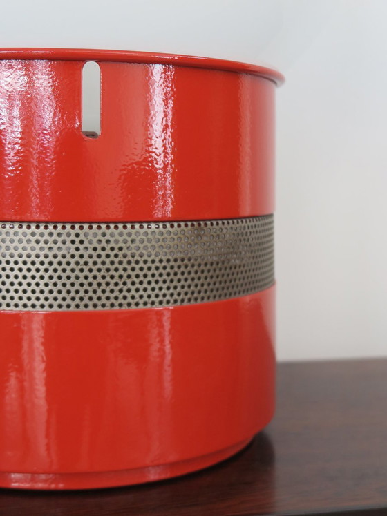 Mezzo Oracle Table lamp by Gae Aulenti for Artemide, Italy, 1969, Red (photo 8 of 14)