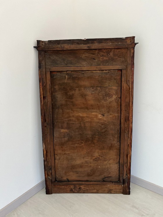 Image 1 of Cassettone - Noce - Comò con specchiera