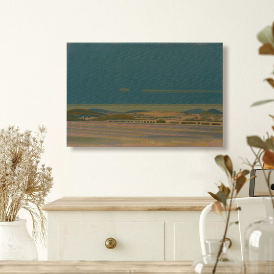 Image 1 of Dipinto unico, Sul Sichelsberg, pezzo unico dipinto a mano, 30 x 20 cm, pittura acrilica su tela