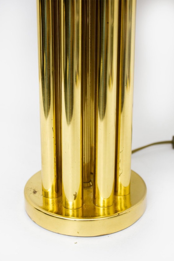 Image 1 of Set of 2 brass 70's Josef Busche table lamps