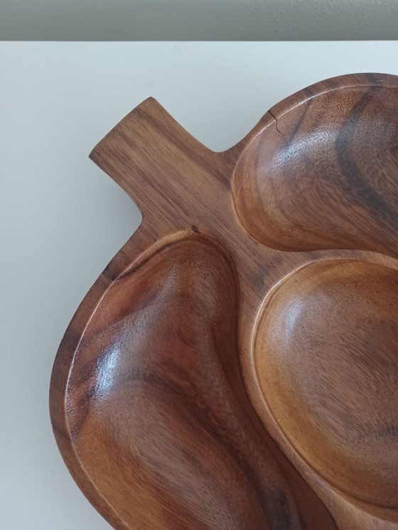 Image 1 of Ciotola in legno vintage. Metà del secolo scorso. Bois des Iles. Realizzata a mano.