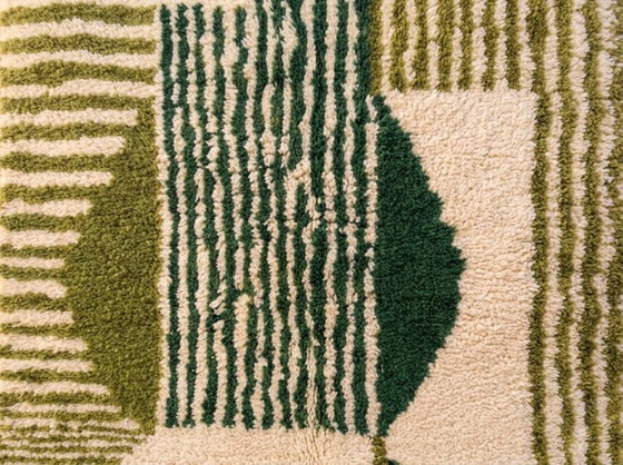 Image 1 of Custom Green Moroccan Carpet 250cmx200cm 