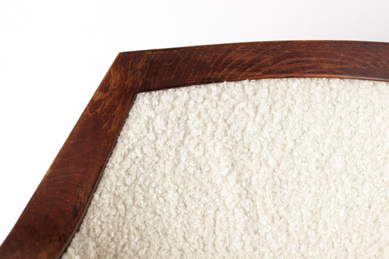 Image 1 of 1 of 4 Vintage Armchair by Slagelse – 1960s Swedish Design, Beech Wood & Wool Upholstery