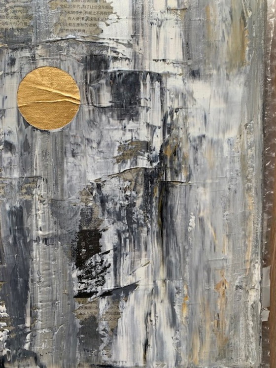 Image 1 of unique painting in beautiful earth tones