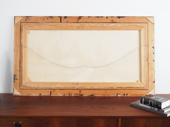 Image 1 of Gemälde "Das Bauernhaus an der Seite", skandinavisches Design, 1970er Jahre