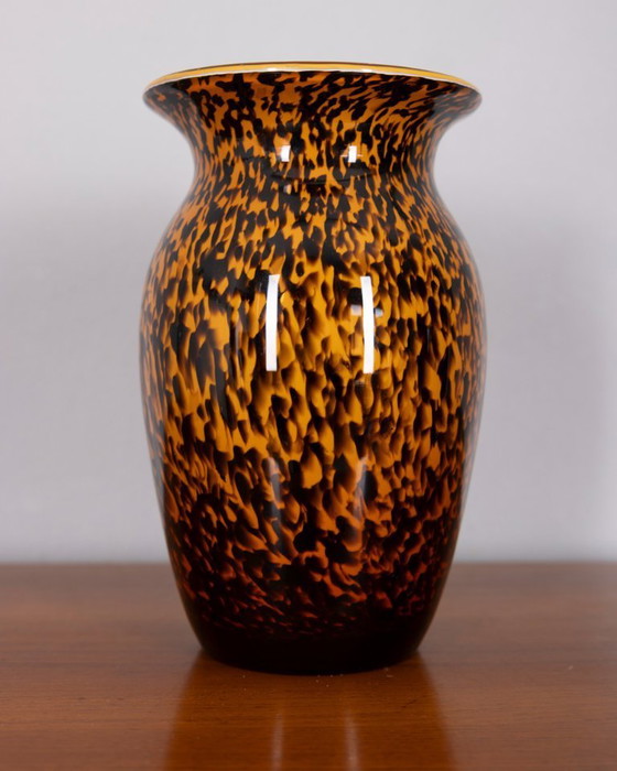 Vintage Murano Blown Glass Vase, 1980s, Italian Design (photo 2 of 6)