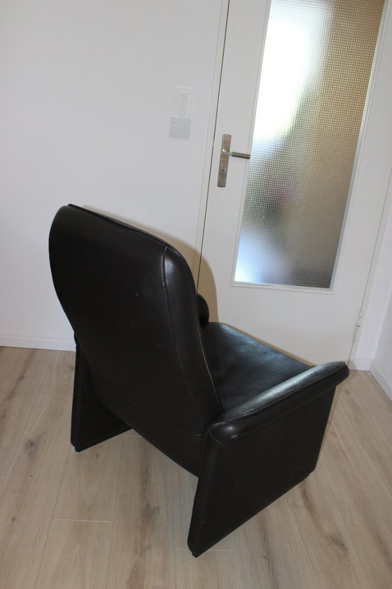 Image 1 of De Sede DS-55 fauteuil met bijpassende voetenbank