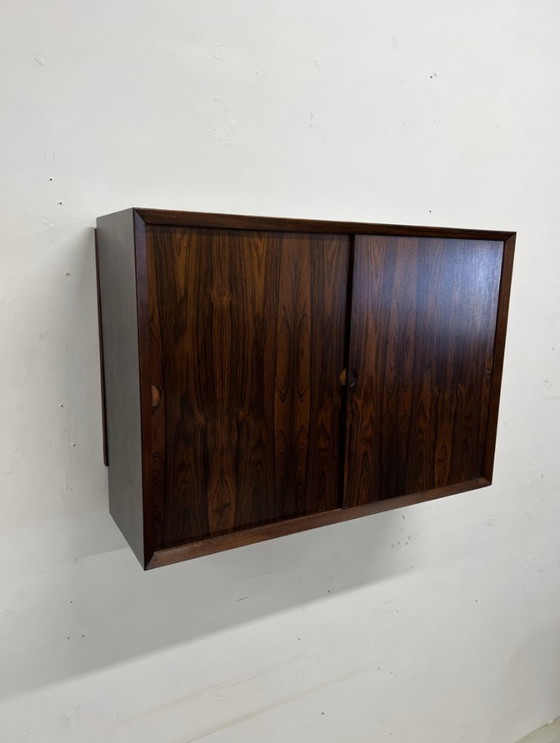 Image 1 of Rosenholz-Wandschrank von Poul Cadovius für CADO.