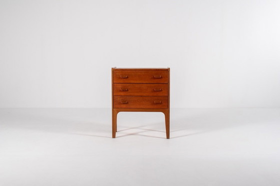 Image 1 of Danish Teak Chest of Drawers by Poul M. Volther – Mid Century Modern