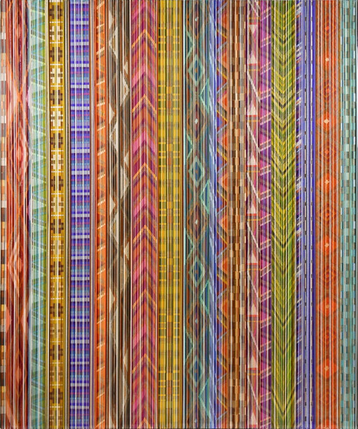 Jacqueline Bozon - Ancient Connections - after 2017 - mixed media - 100x120