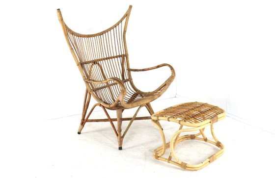 Poltrona in Rattan XL Vintage Midcentury – Poltrone (photo 4 of 12)