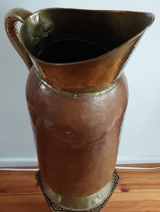 Image 1 of Late 19th to early 20th century Large Antique French Pitcher
