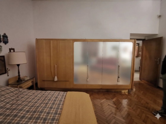 Vittorio Dassi Wardrobe, Modern Furniture, La Permanente Cantù – Wood, Brass, Mid Century Modern (photo 3 of 3)