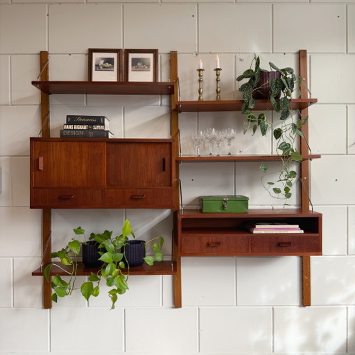 Vintage Wandschrank, Teak, Dänisch