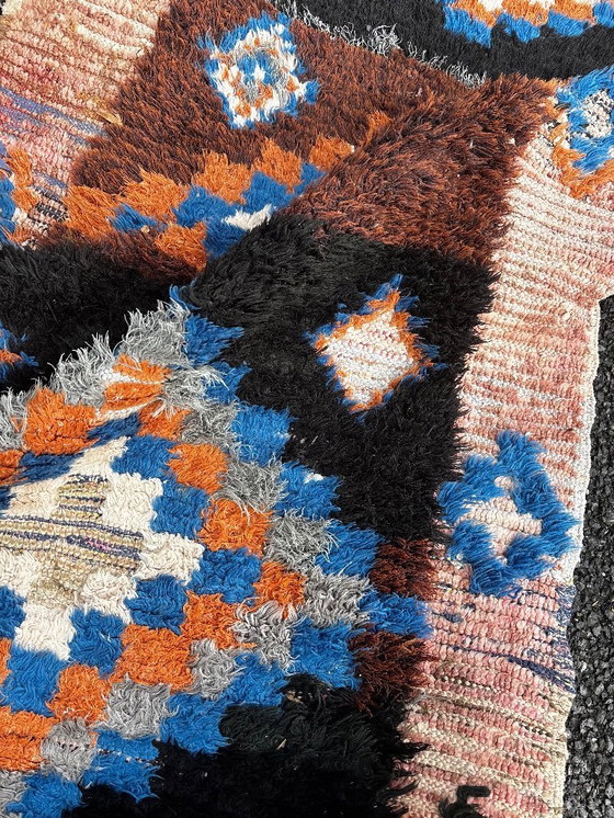 Image 1 of Mid-Century Moroccan Berber Wool Rug 