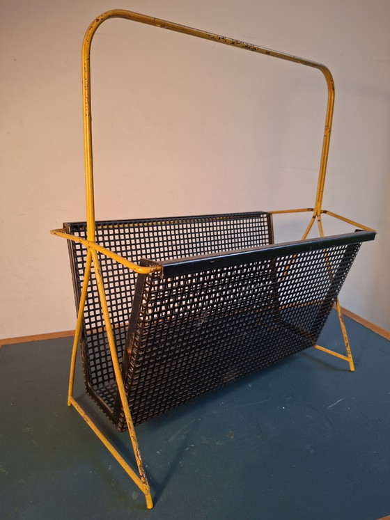Pilastro magazine rack, Dutch vintage design, mid-century – Metal (photo 7 of 15)