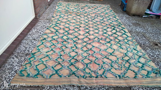 Image 1 of Handgeknoopt Berber kleed wol 385x185cm
