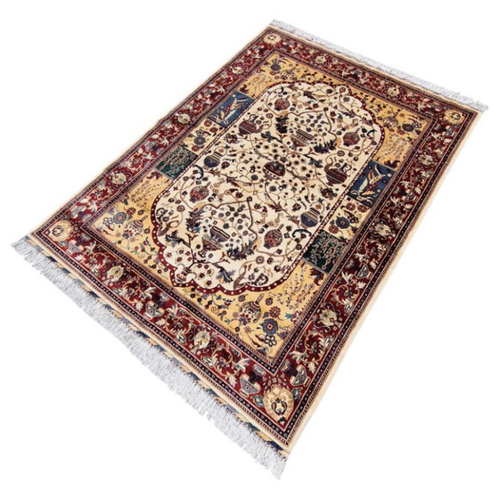 Handgeknoopt Turks wollen tapijt | 500.000 knopen | Vaasontwerp | 150 × 200 cm (59 × 79 inch) (photo 4 of 10)