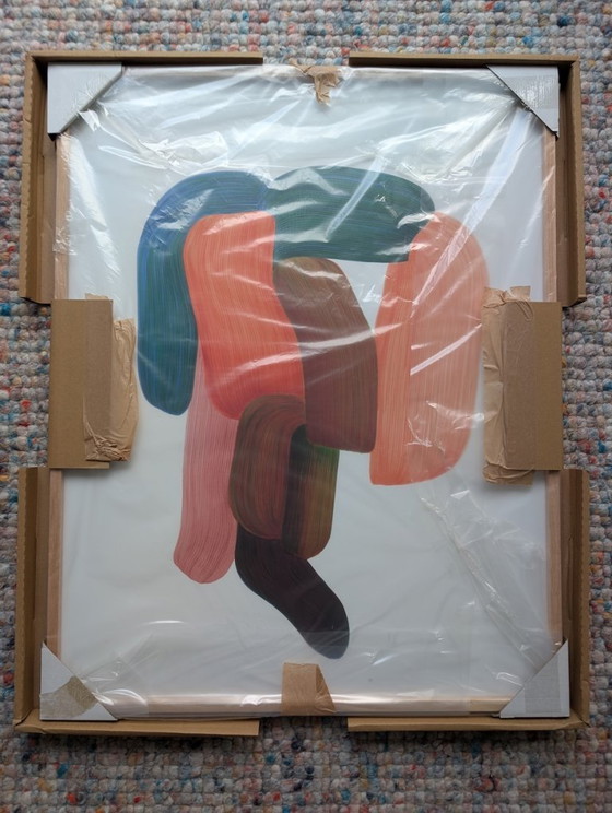 Wrongshop Ronan Bouroullec Drawing 14 Tirage d'art, encadré coloré, Tirages d'art, Papier, Bois, Vert (photo 3 sur 5)