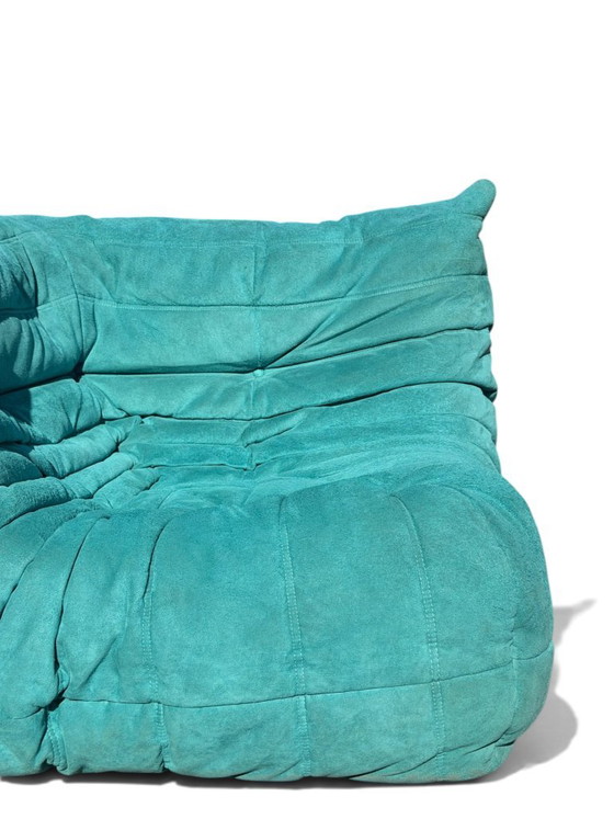 Divano Angolare Togo Turchese — Michel Ducaroy per Ligne Roset – Divani angolari, Velvet (photo 14 of 21)