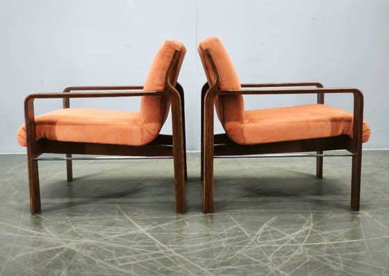 Image 1 of Coppia di poltrone Ludvik Volak Drevopodnik Holesov, stile Mid-Century Lounge, ceco, anni '70.