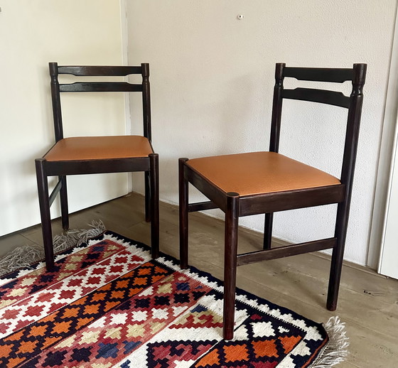 Image 1 of 2 x mid-century design eetkamerstoel 