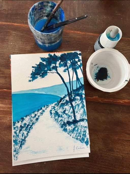 Artist's sketch 21x15cm