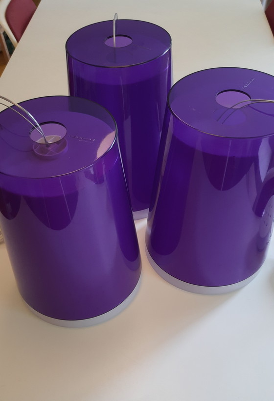 Image 1 of 3x Pedrali violet, dubbel, L001S/AA, 