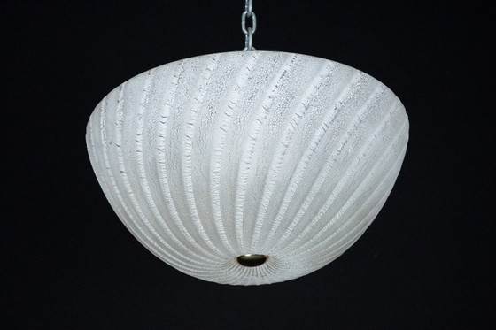 Image 1 of Barbini Murano Glass Ceiling Lamp, Italy 1980s