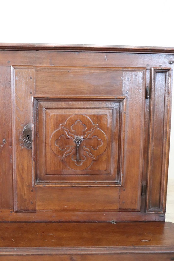 Image 1 of Antiguo reclinatorio de nogal, Italia S. XVIII