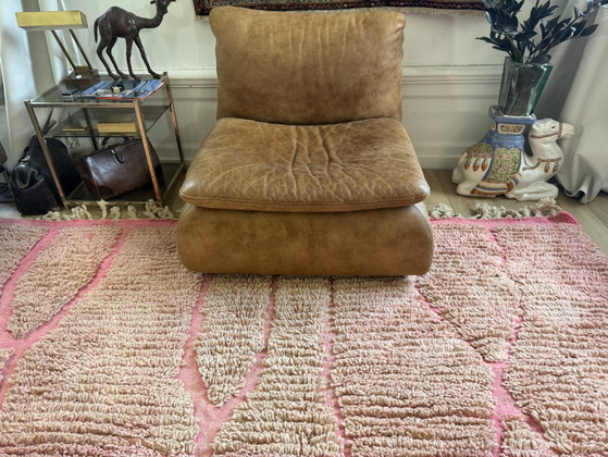 XXL Marokkanischer Wollteppich in Zartrosa – 383 × 256 cm – Teppiche & Läufer, Wool (photo 6 of 8)