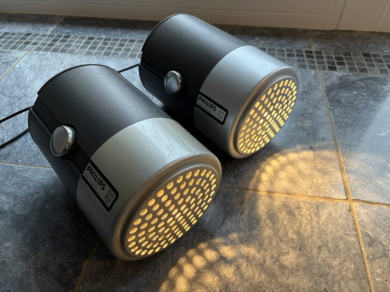 Image 1 of 2x Lampade a sospensione vintage Philips (anni '80)