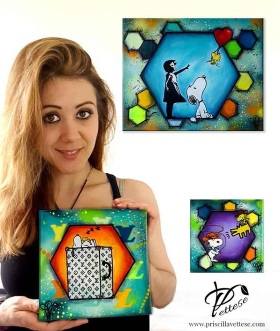 Priscilla Vettese - Adèle Love D - Artist's Painting – Paintings & Drawings, Canvas (photo 10 of 13)