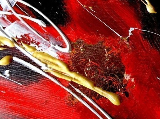 Image 1 of Jan MARTI - Rood en Zwart - Schilderij van de kunstenaar