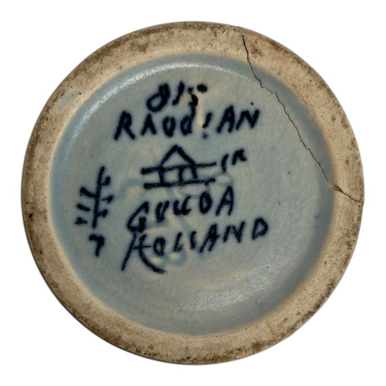 Image 1 of Art Nouveau Gouda porcelain vase