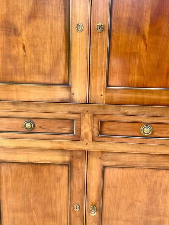 Image 1 of Louis XVI style sideboard with brass hardware