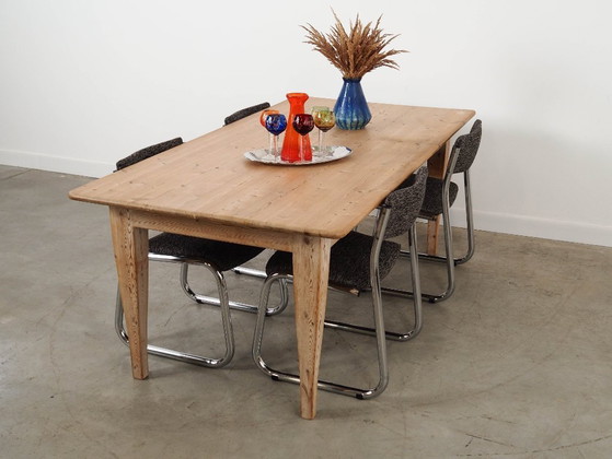 Image 1 of Kiefernholztisch, dänisches Design, 1990er Jahre, hergestellt in Dänemark
