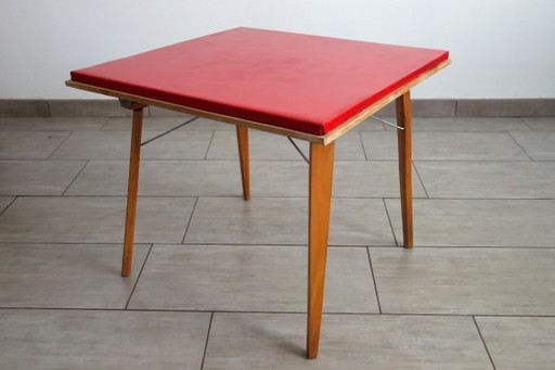 Folding coffee table, Plidéal, 1950s
