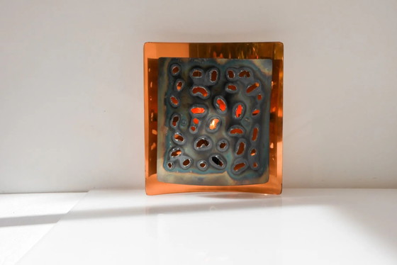 Vintage brutalistische koperen wandlamp van Boréns, jaren 60. – Wandlampen, Metal, Copper, Scandinavian (photo 10 of 15)