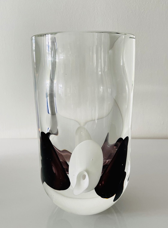 Image 1 of Vase Princ Glass Art H 22 4,2 kilos !