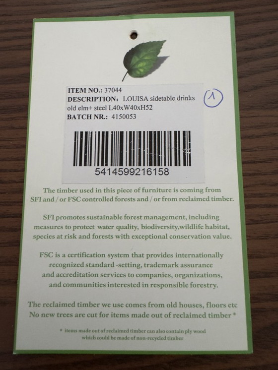 Image 1 of Bellissimo tavolino in teak massiccio con 2 tavolini coordinati