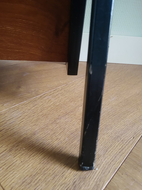 Image 1 of Beautiful 60s vintage teak veneer magazine rack from Ditvoorst Tilburg