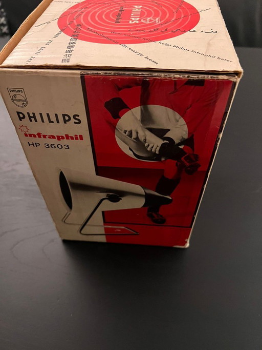 Philips Infraphil 3603 - design by Charlotte Perriand with original box